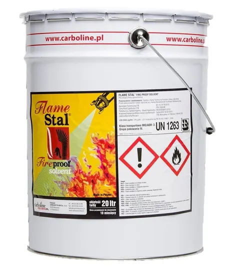 Flame Stal® Fire Proof Solvent - farba ogniochronna 20 litrów
