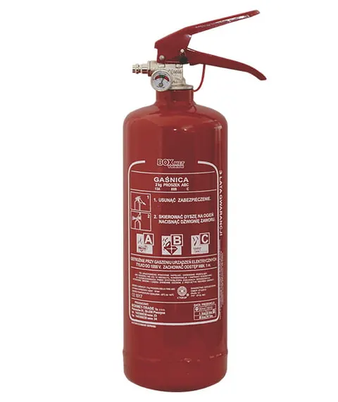 Gaśnica proszkowa GP2x ABC - producent BOXMET