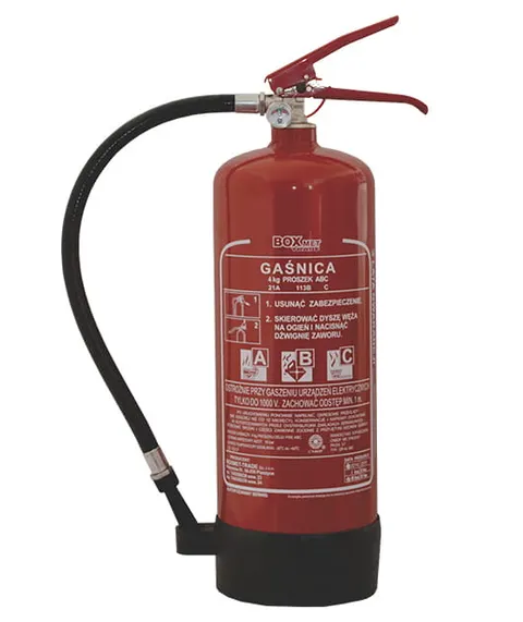 Gaśnica proszkowa GP4x ABC - producent BOXMET