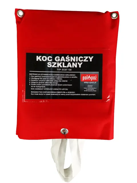 Koc gaśniczy 120x180 cm Certyfikowany