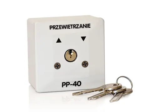 Przełącznik przewietrzania kluczykowy PP-40