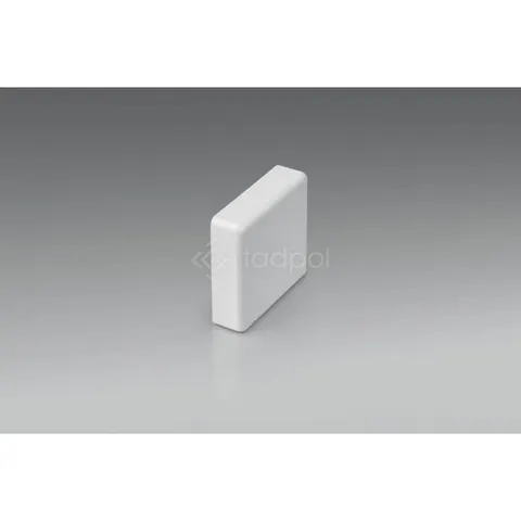 Końcówka listwy KL 60x40, KL 60x60; biały