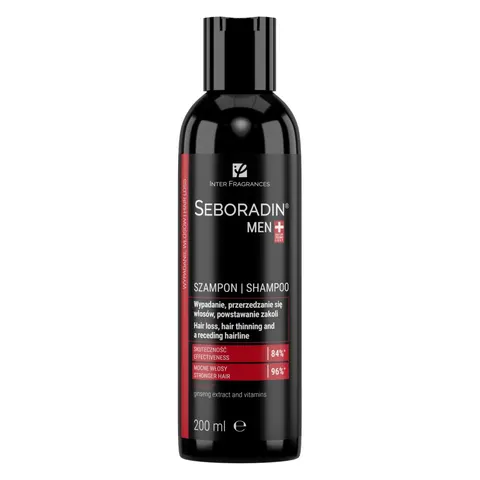 SEBORADIN Men szampon przeciw wypadaniu włosów dla mężczyzn 200ml