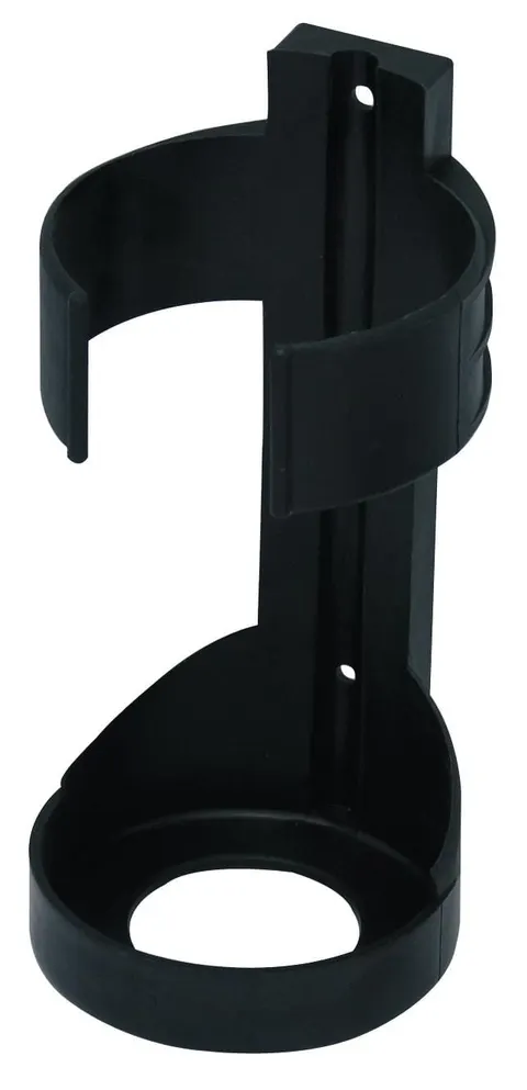 MOBIAK wieszak plastikowy, czarny wspornik, D 110mm dla gaśnic 2kg / 2L