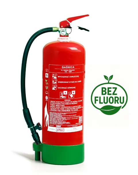MOBIAK 9L AB gaśnica pianowa bez fluoru FFECO + wieszak