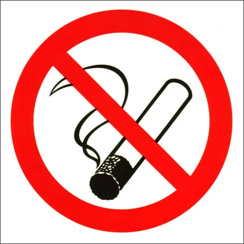Palenie tytoniu zabronione (piktogram)