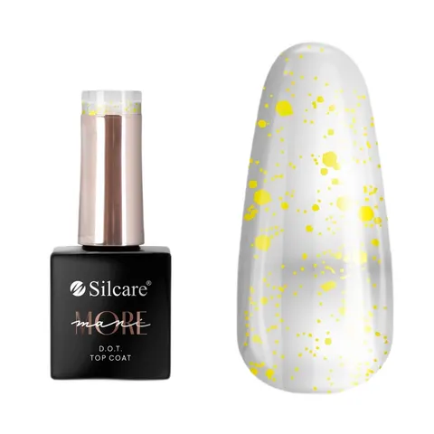 maniMORE DOT top coat do paznokci Yellow 10g