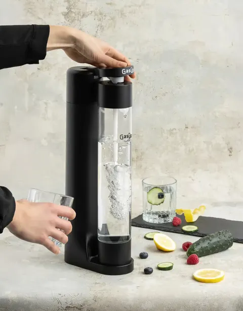 Saturator GASUP PIKA BLACK z 2 butlami