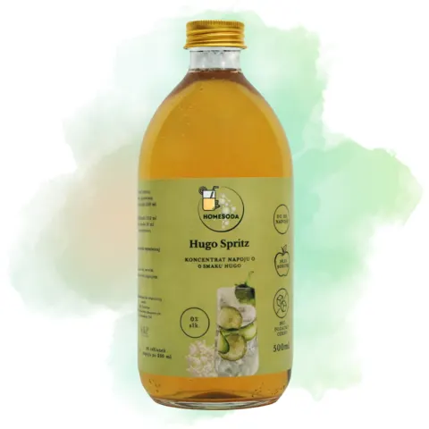 Syrop HomeSoda Hugo Spritz 500ml z pompką