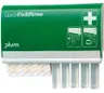 Dozownik z ampułkami do oczu i plastrami Plum QuickFix & Rinse — 5×20 ml 0,9% NaCl, 45 plastrów
