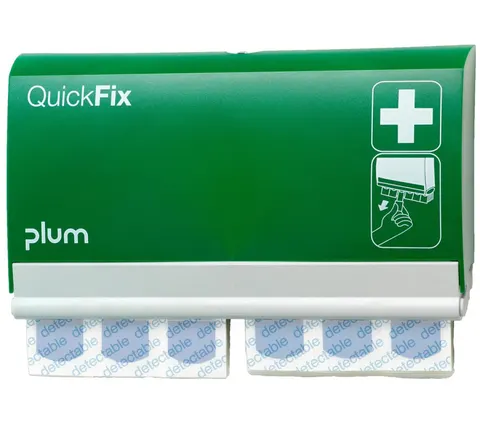 Dozownik Plum QuickFix — 2×45 plastry wykrywalne (CE)