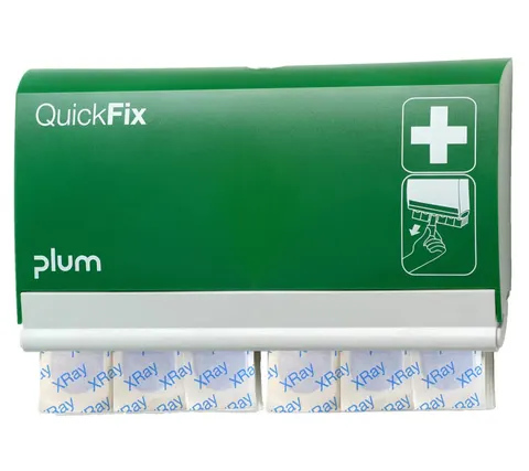 Dozownik Plum QuickFix — 2×45 plastry wykrywalne w RTG (X-Ray) (CE)