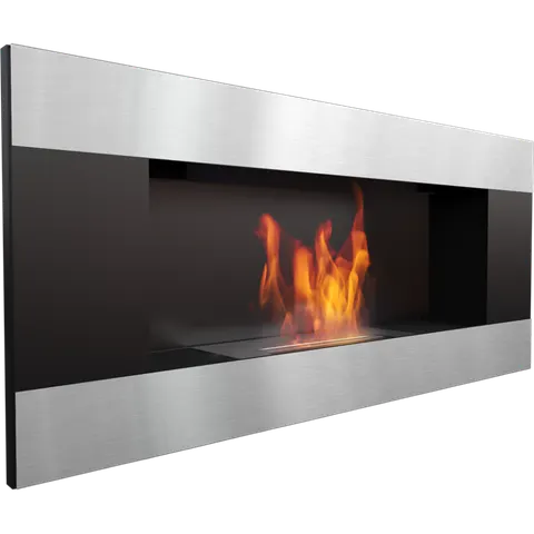 Biokominek wiszący DELTA 2 czarny HORIZONTAL