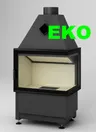 Wkład kominkowy powietrzny Smart 2PXLT - drzwiczki bezramowe 6,5kW