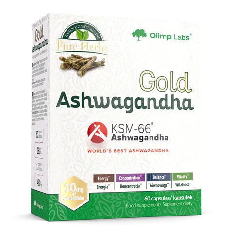 OLIMP GOLD ASHWAGANDHA Suplement Diety - 60 kapsułek