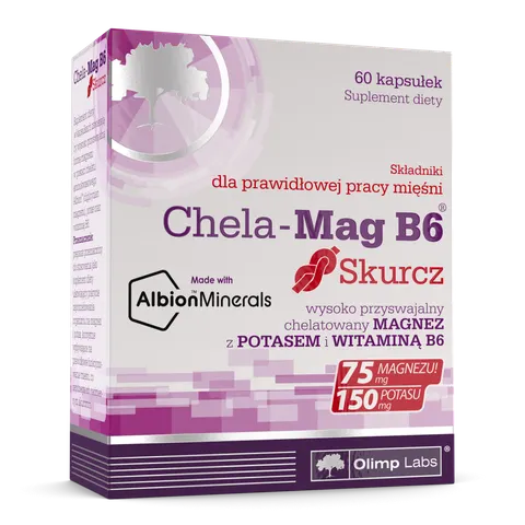 OLIMP CHELA MAG B6 Skurcz - 60 kapsułek