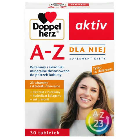 DOPPELHERZ AKTIV A-Z Dla Niej - 30 tabletek