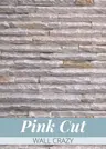Kamień naturalny Wall Crazy Pink Cut 1opakowanie=0,45m2=5szt. 238,00zł/m2