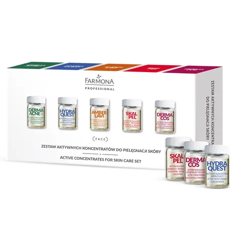 Farmona ZESTAW AKTYWNYCH KONCENTRATÓW DO PIELEGNACJI SKÓRY 10x5ml