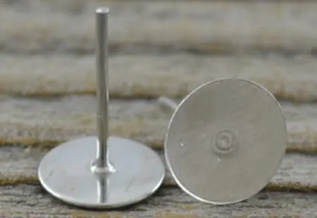 [40407] Baza kolczyka wkrętka z tarczą 8mm