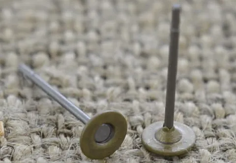 [10425] Baza kolczyka wkręt brązowy tarcza 4mm 10 par