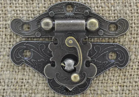 [k0803] Zamknięcie do szkatułki brązowe 48*37mm