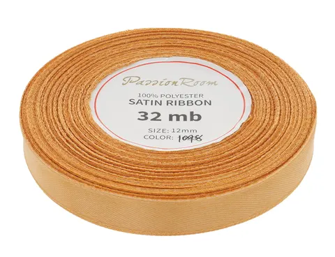 [812021] Wstążka satynowa 12mm 32mb miedziana