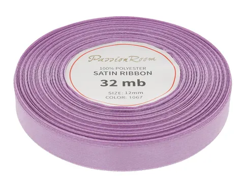 [812014] Wstążka satynowa 12mm 32mb lawendowa