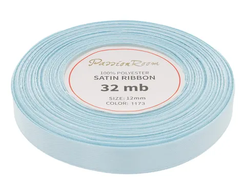 [812019] Wstążka satynowa 12mm 32mb ciemnobłękitna