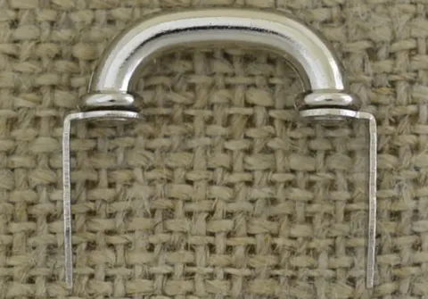[k0721] Uchwyt ozdobny w kolorze srebrnym 20*8mm