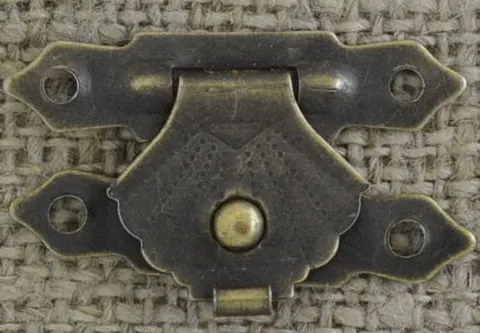 [k0805] Zamknięcie do szkatułki brąz 18*30mm