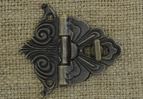 [k0806] Zamknięcie do szkatułki brąz 47*44mm