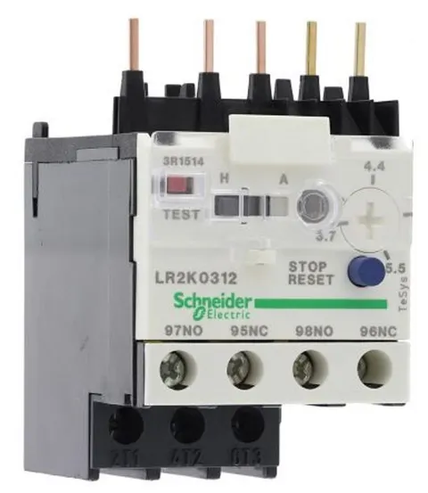 Przekaźnik cieplny TeSys K 3,7-5,5A klasa 10; LR2K0312, SCHNEIDER ELECTRIC