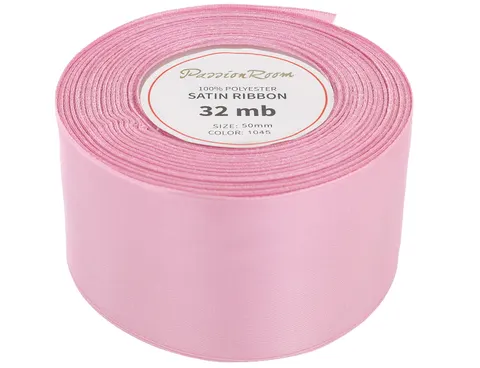 [850066] Wstążka satynowa 50mm 32mb ciemnoróżowa