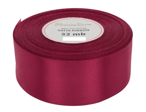 [850106] Wstążka satynowa 50mm 32mb czerwonoróżowa