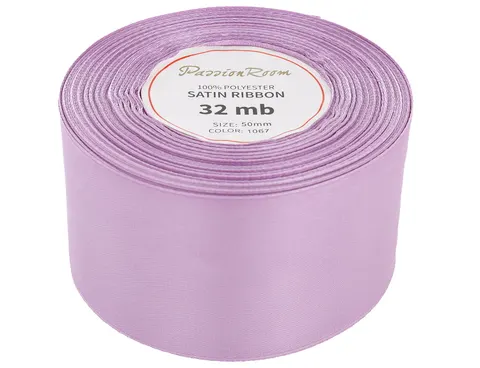 [850014] Wstążka satynowa 50mm 32mb lawendowa