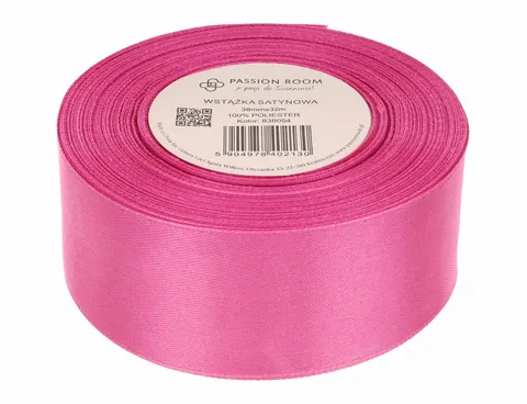 [838054] Wstążka satynowa 38mm 32mb magenta