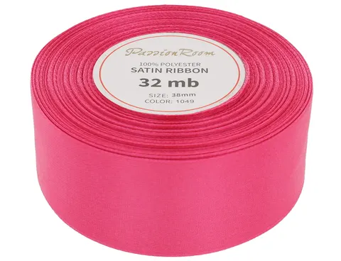 [838006] Wstążka satynowa 38mm 32mb fuksja