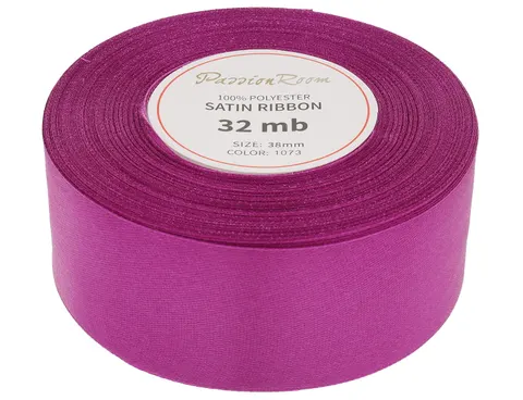 [838007] Wstążka satynowa 38mm 32mb biskupia