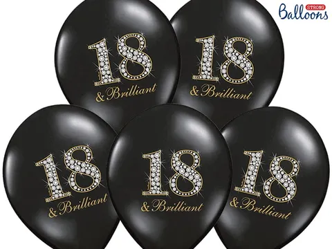 [d0302] Balony na osiemnastkę 5szt
