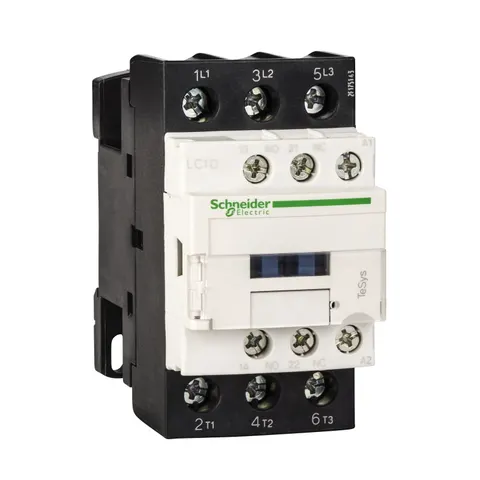 Stycznik mocy TeSys D 3P 38A 18,5kW AC-3 400V, cewka 230VAC 50Hz, styki pomocnicze 1NO 1NC (1Z 1R), zaciski śrubowe; LC1D38P5, SCHNEIDER ELECTRIC