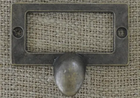 [k0609] Ramka na etykietę w kolorze brązu 57*45mm