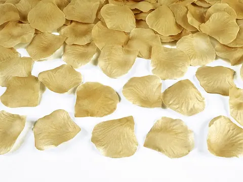 [r10016] Płatki róż do dekoracji 100 szt złote