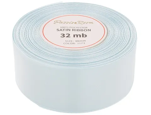 [838019] Wstążka satynowa 38mm 32mb ciemnobłękitna