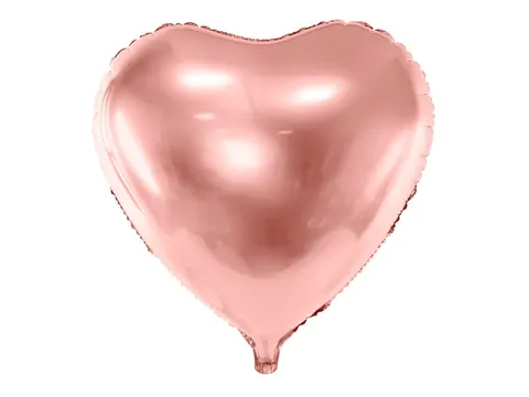[d0325] Balon foliowy serce rose gold 45cm