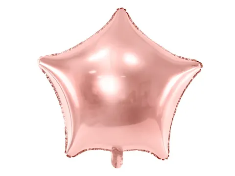 [d0326] Balon foliowy gwiazdka rose gold 45cm