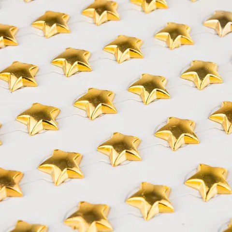 [59463] Gwiazdki samoprzylepne złote 10mm 54szt