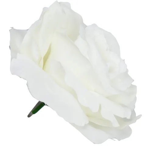 [w04017] Róża główka 13cm kremowa