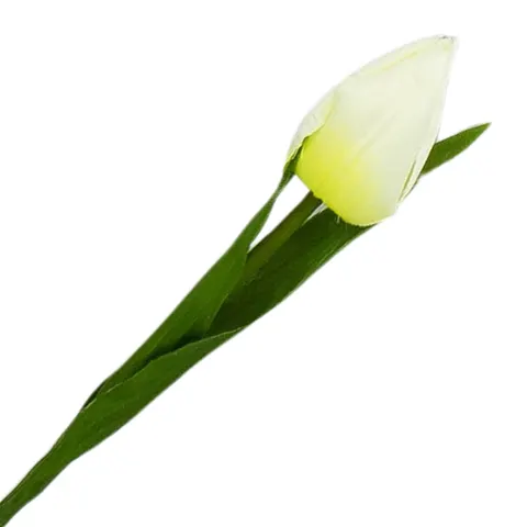 [w04033] Tulipan na gałązce 50cm kremowy