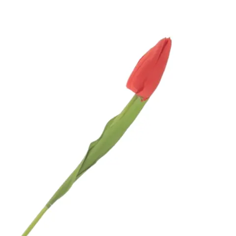 [w04038] Tulipan na gałązce 50cm malinowy